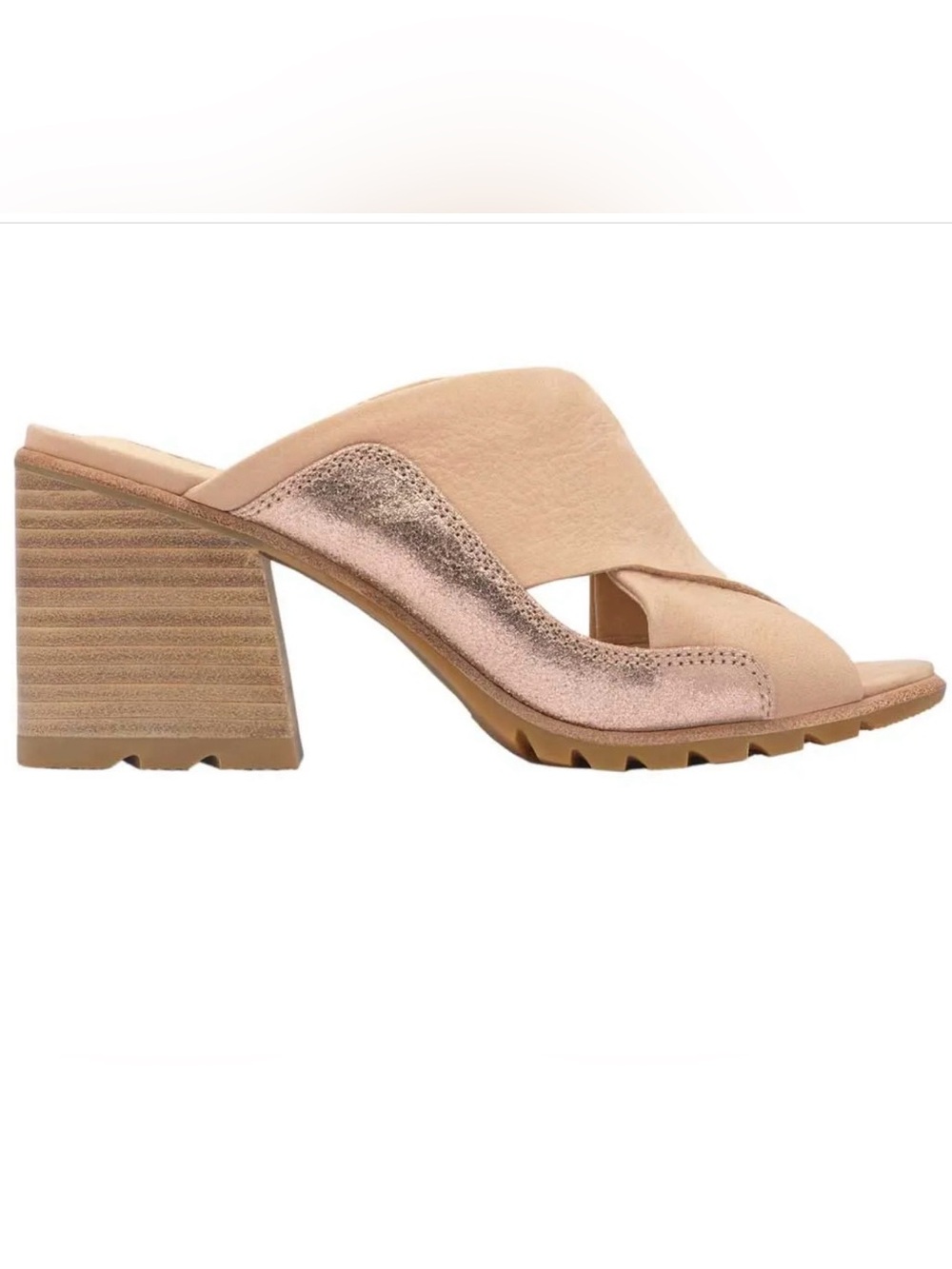 Sorel Leather Crossband Mule Sandals – Size 8.5